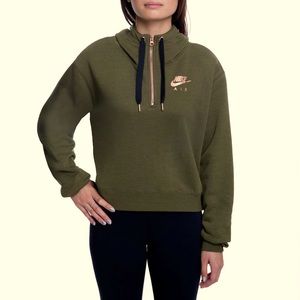 Nike Air Women Half Zip Hoodie, Small
